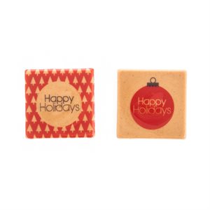 HAPPY HOLIDAYS DUO II, BLND CHO, 3.5X3.5CM, 140PCS