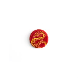 GOLD SNAKE COIN, RED CHOCO, 3CM, 176PCS