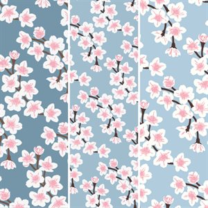 SAKURA, TRANSFER SHEETS, 40X25CM, 17SH