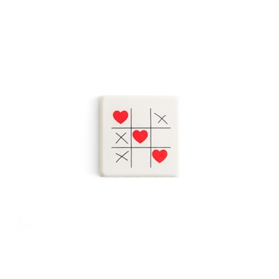 TIC-TAC-TOE, EXTRA WHITE CHOCO, 3.5X3.5CM, 140PCS