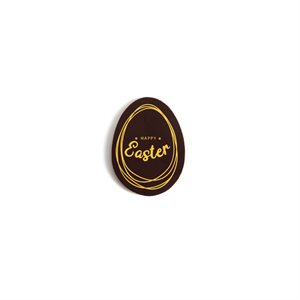 EASTER EGG, DARK CHOCO, 3.7X5CM, 80PC