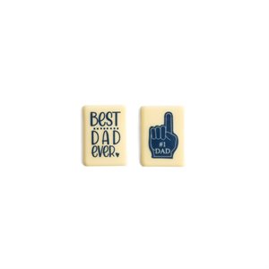 NO.1 DAD DUO, WHITE CHOCO, 2.9X4CM, 132PC