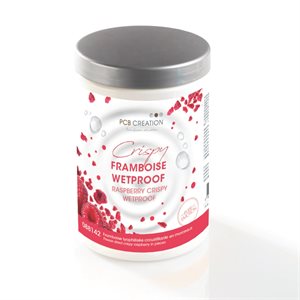 STRAWBERRY WETPROOF CRISPY, 14 OZ / 400 G 