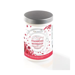 RASPBERRY WETPROOF CRISPY, 14 OZ / 400 G 