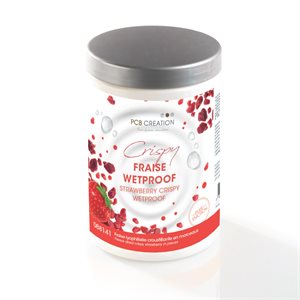 STRAWBERRY WETPROOF CRISPY, 14 OZ / 400 G 