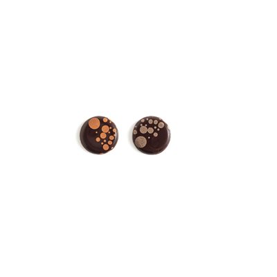 MINI BUBBLE DUO, DARK CHOC, 0.6 IN Ø, 165 PCS