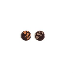 MINI BUBBLE DUO, DARK CHOC, 0.6 IN Ø, 165 PCS
