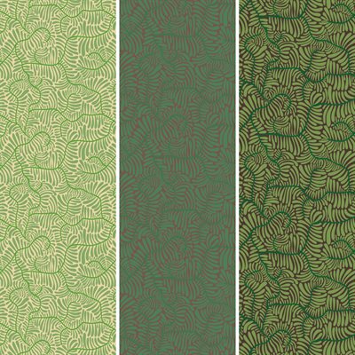 GREEN FOREST TRANSFER SHEET, 9.8 IN X 15.7 IN, 17 SHEETS