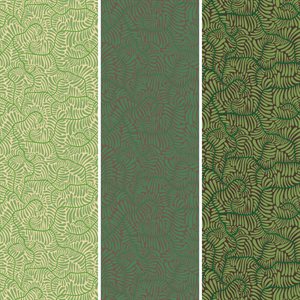 GREEN FOREST TRANSFER SHEET, 9.8 IN X 15.7 IN, 17 SHEETS