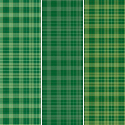GREEN PLAID TRANSFER SHEET, 9.8 IN X 15.7 IN, 17 SHEETS