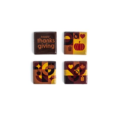 HAPPY THANKSGIVING, DARK COMP, 1.2 IN X 1.2 IN, 176 PCS