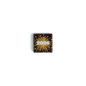 2026 PLAQUETTE, DARK CHOC, 1 IN X 1 IN, 216 PCS