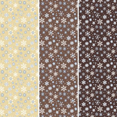 SNOWFLAKES, TRANSFER SHEET, 15.7 IN X 9.8 IN, 17 SHEETS 