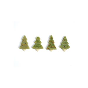 CHRISTMAS TREE ASSORTMENT, WHITE COMP, 36 PCS