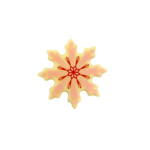 HOLIDAY SNOWFLAKE, WHITE CHOC, 2 IN X 2 IN, 35 PCS