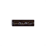 CHRISTMAS SCENERY, DARK CHOC, 2.7 IN X 0.7 IN, 110 PCS 