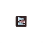 BEST DAD EVER, DARK CHOC, 3X3CM, 176 PCS