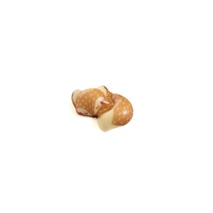 SLEEPING FALL FOX, WHITE COMPOUND, 1.4 IN X 1.3 IN, 60 PCS