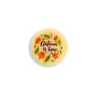 AUTUMN CELEBRATION ROUND, WHITE CHOC, 176PC