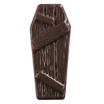 COFFIN LIDS DARK CHOC 3 DESIGNS 6X2,6 CM