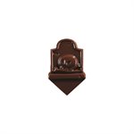 SMALL GRAVESTONES DARK CHOC RIP 3 DESIGNS 3,6X2,4 CM