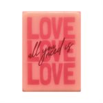 RECTANGLES COMPOUND LOVE LOVE LOVE 4X2,9 CM