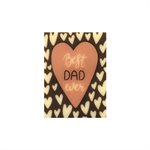 RECTANGLES WHITE CHOC BEST DAD 4X2,9 CM
