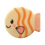 FISH WHITE CHOC MIMS 3 DESIGNS 4X3,5 CM