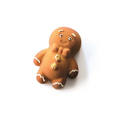 SILICONE MOULD P'TIT BISCUIT FOR 4 PIECES 7,4X10,4 CM