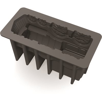 SILICONE MOULD BÛCHE TRAIN FOR 1 PIECE 18,5X7,7 CM