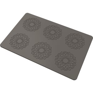 SILICONE MAT MANDALA FOR 6 IMPRINTS Ø 7,5 CM