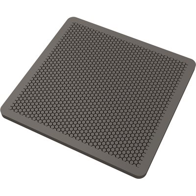 SILICONE MAT NID D'ABEILLE RECTANGLE FOR 1 IMPRINT 18X17,1 CM