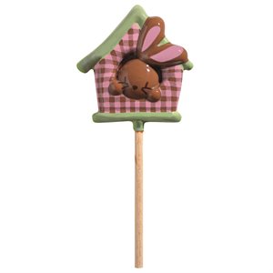 Blisters Lollipops Lapin for 45 imprints 5 designs H. 5.7 cm