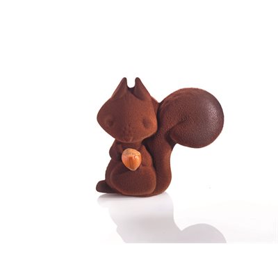 Moulds Squirrel Scrat for 4 pieces 13.4x12.5 cm P.7.5 cm