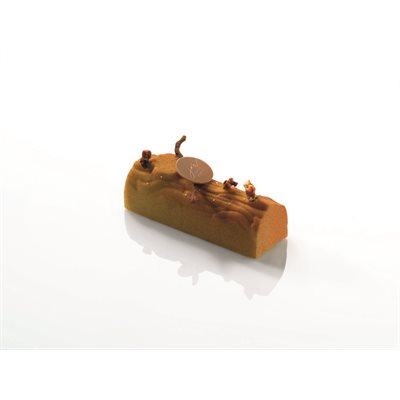 Individual moulds entremet Buchette rondin 54x3.8 cm D 3.8 cm