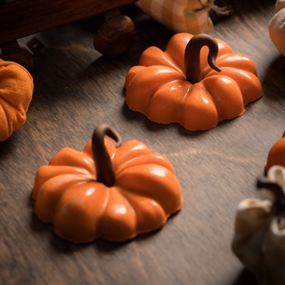 PUMPKIN MOLDS, SINGLE-SERVING, 3 IN Ø, 30 PCS 