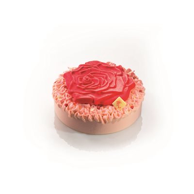 Moulds entremet topping Rose for 30 pieces Ø 15 cm