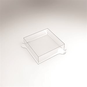 Moulds entremet rounded flat square f. 100 pieces 14x14 cm D4 cm