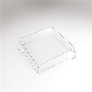 Moulds entremet rounded flat square f. 100 pieces 18x18 cm D4 cm