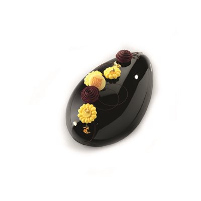 Moulds entremet Oeuf bombé for 30 pieces 26x16 cm H5 cm