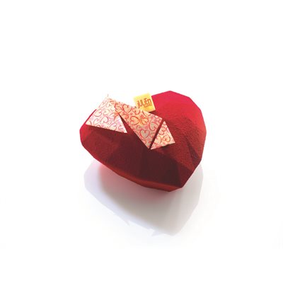 Moulds entremet Coeur diamant for 30p w. support jambs