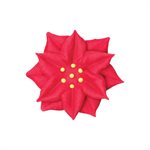 POINSETTIA FLOWER, SUGAR, 0.7 IN X 1.5 IN, 200 PCS 