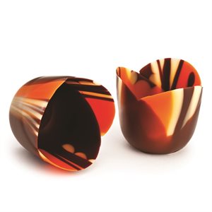 CHOC CUP ORANGE TULIP, 114 PCS