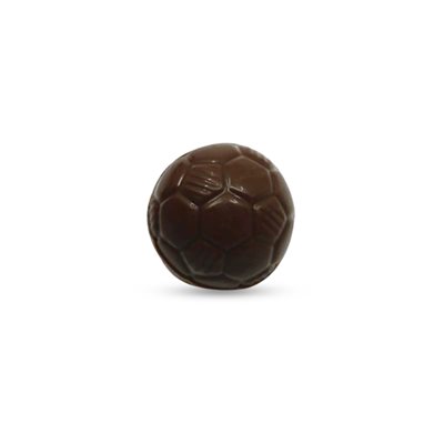 DARK CHOCOLATE SOCCER BALL TRUFFLE, 1 IN Ø, 56 PCS
