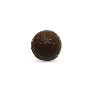 DARK CHOCOLATE SOCCER BALL TRUFFLE, 1 IN Ø, 56 PCS
