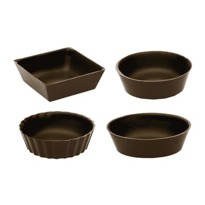 CHOCOLATE CUP, DARK PETIT FOUR ASSORTMENT, 168 PC