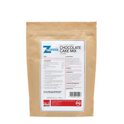 GLUTEN FREE CHOCOLATE CAKE MIX, 8X23OZ BAGS