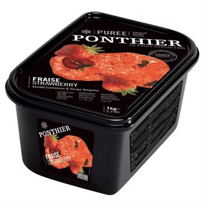 FROZEN PUREE, STRAWBERRY, 1 KG