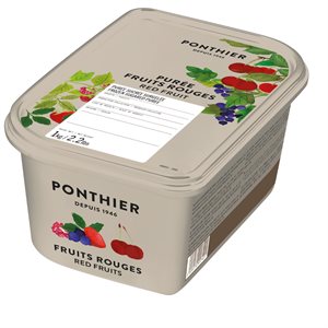 FROZEN PUREE, MIXED RED FRUITS, 1 KG