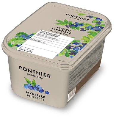 FROZEN PUREE, BLUEBERRY, 1 KG